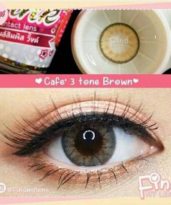 lens-café 3 tone-brown